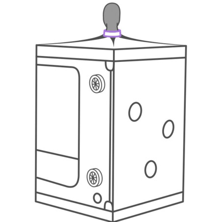 SECRET DOME KINK CLUB CABINA SCANDALE MORADO