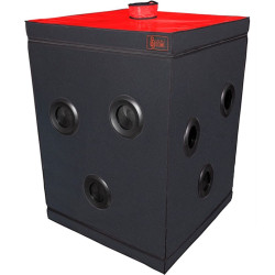 SECRET DOME KINK CLUB CABINA SCANDALE NEGRO ROJO
