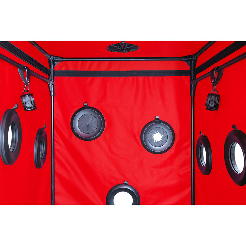 SECRET DOME KINK CLUB CABINA SCANDALE NEGRO ROJO