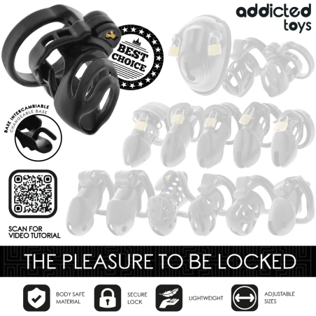 ADDICTED TOYS LOCKED ETERNAL LOCK JAULA PARA PENE 9 CM