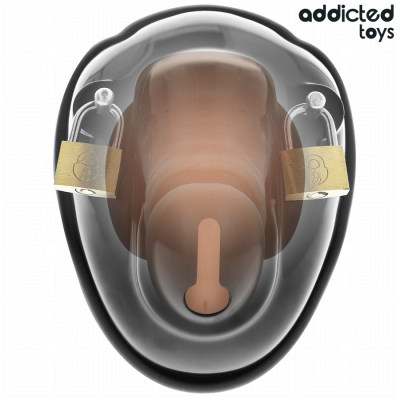 ADDICTED TOYS LOCKED KEYLESS RESTRAINT JAULA PARA PENE 115 CM
