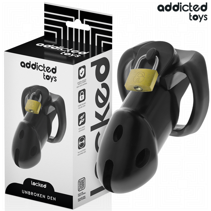 ADDICTED TOYS LOCKED UNBROKEN DEN JAULA PARA PENE 98 CM