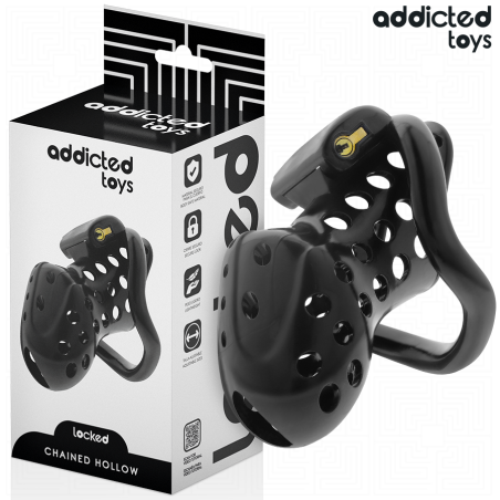 ADDICTED TOYS LOCKED CHAINED HOLLOW JAULA PARA PENE 105 CM