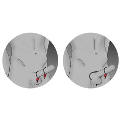 ELECTRASTIM PRESTIGE ELECTRA LOOPS ANILLOS DE PENE AJUSTABLES NEGRO 2