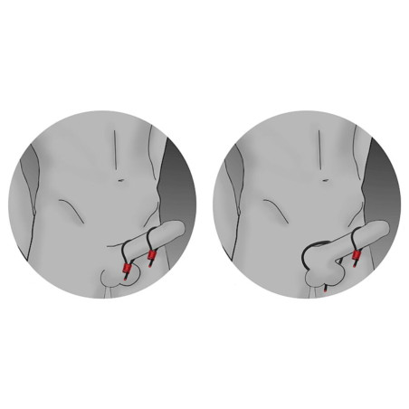 ELECTRASTIM PRESTIGE ELECTRA LOOPS ANILLOS DE PENE AJUSTABLES NEGRO