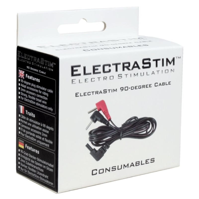 ELECTRASTIM CABLES DE ESTIMULACION 90 GRADOS