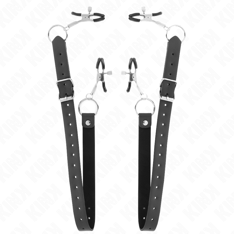 KINK PINZAS PARA CLITORIS 4 ENGANCHES AJUSTABLE 34 48 CM
