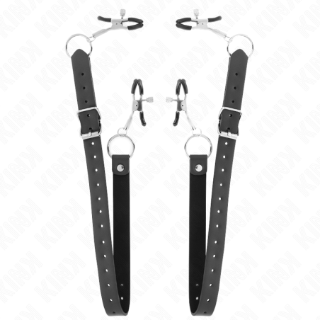 KINK PINZAS PARA CLITORIS 4 ENGANCHES AJUSTABLE 34 48 CM