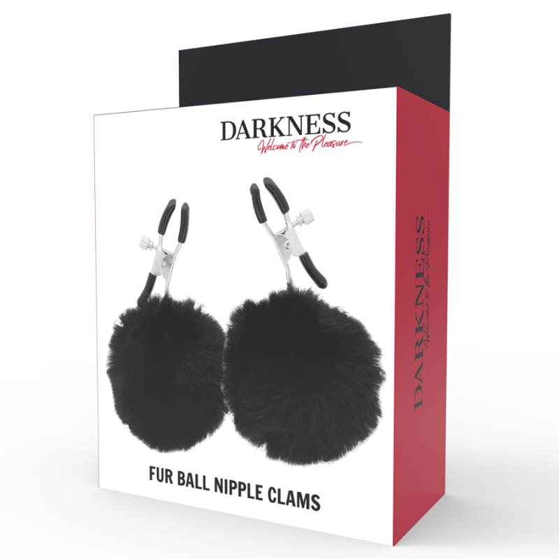 DARKNESS PINZAS PARA PEZONES CON POMPONES 1