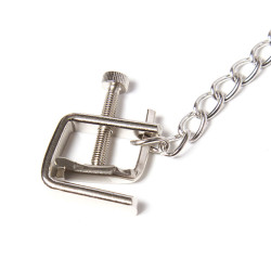 OHMAMA FETISH PINZAS METALICAS TORNILLO CON CADENA 2