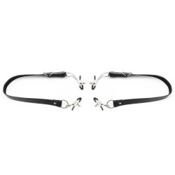 OHMAMA FETISH PINZAS CLITORIS CON CORREAS PIERNAS 2