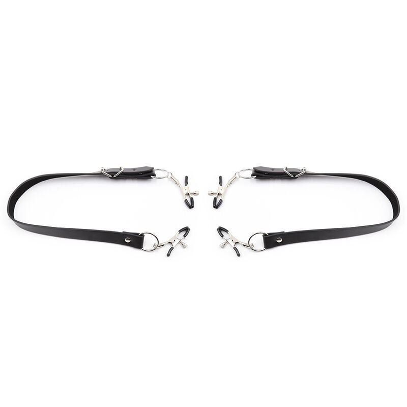 OHMAMA FETISH PINZAS CLITORIS CON CORREAS PIERNAS