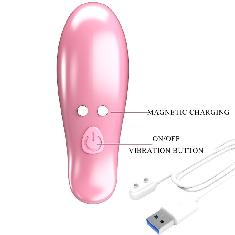 PRETTY LOVE LEAF PINZAS VIBRATORIAS PARA PEZONES ROSA