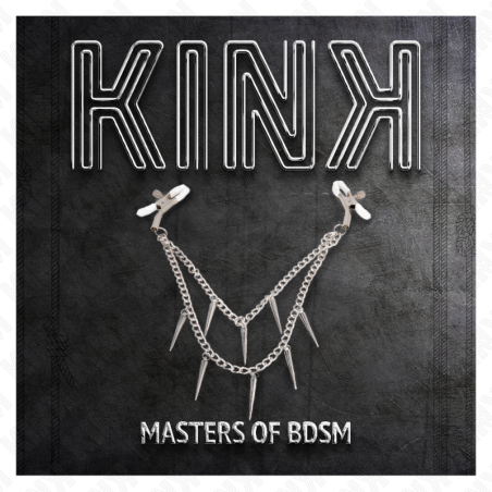 KINK PINZAS PARA PEZONES CON CADENA DE PUAS 30 CM