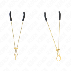KINK PINZAS PARA PEZONES FINA DORADO 7 CM 2