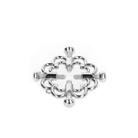 KINK PINZAS PARA PEZONES FLOR METALICA