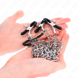 KINK PINZAS PARA PEZONES DOBLE 32 CM CON CADENAS 14 CM 2