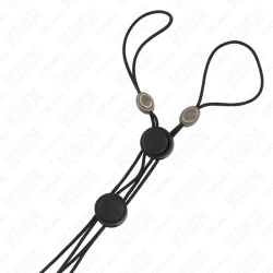 KINK PINZAS PARA PEZONES DETALLE NEGRO CON ELASTICO NEGRO 2