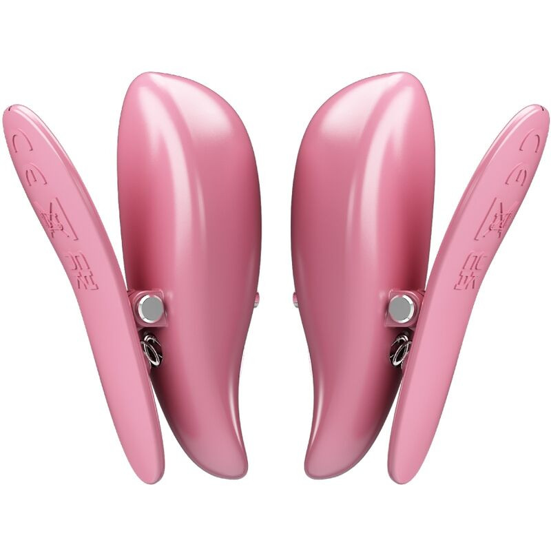 PRETTY LOVE CAILEY PINZAS PARA PEZONES 10 VIBRACIONES CONTROL REMOTO ROSA