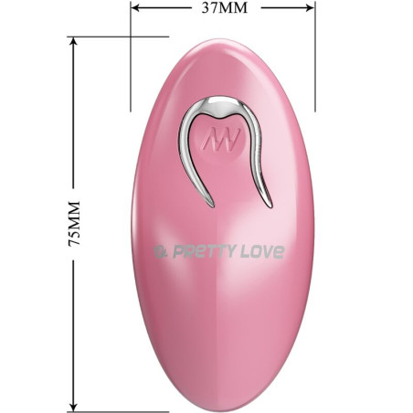 PRETTY LOVE CAILEY PINZAS PARA PEZONES 10 VIBRACIONES CONTROL REMOTO ROSA