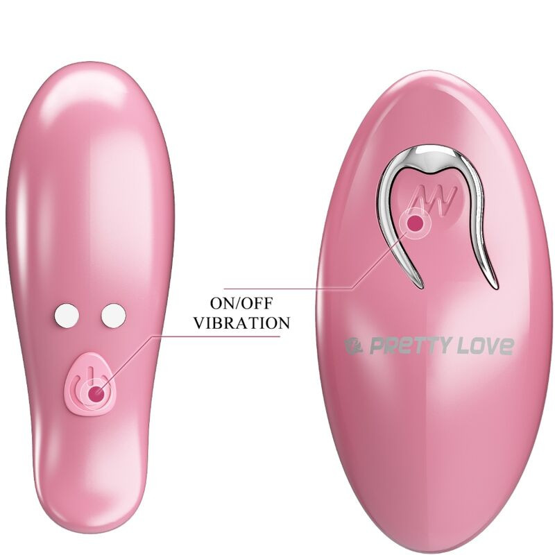 PRETTY LOVE CAILEY PINZAS PARA PEZONES 10 VIBRACIONES CONTROL REMOTO ROSA