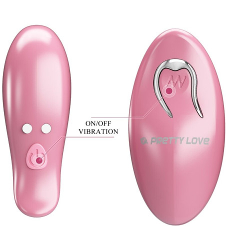 PRETTY LOVE CAILEY PINZAS PARA PEZONES 10 VIBRACIONES CONTROL REMOTO ROSA