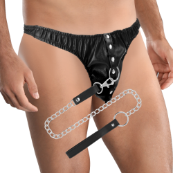 DARKNESS TANGA DE SUMISION CON CADENA METAL 2