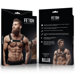 FETISH SUBMISSIVE ATTITUDE ARNES DEPORTIVO AJUSTABLE NEOPRENO PECHO HOMBRE 2