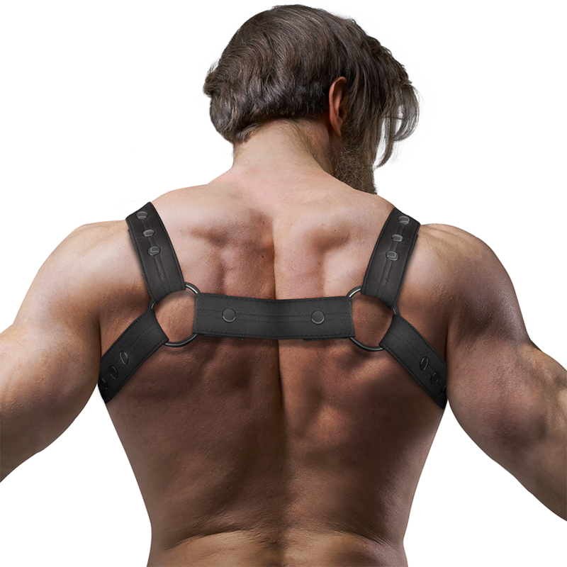 FETISH SUBMISSIVE ATTITUDE ARNES DEPORTIVO AJUSTABLE NEOPRENO PECHO HOMBRE