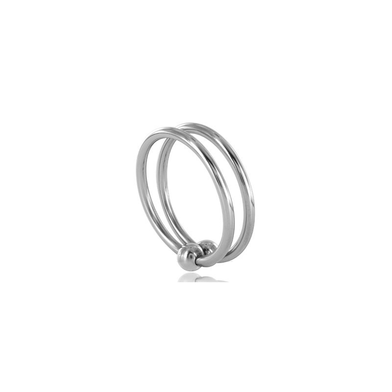 METAL HARD DOUBLE GLANS RING 28MM