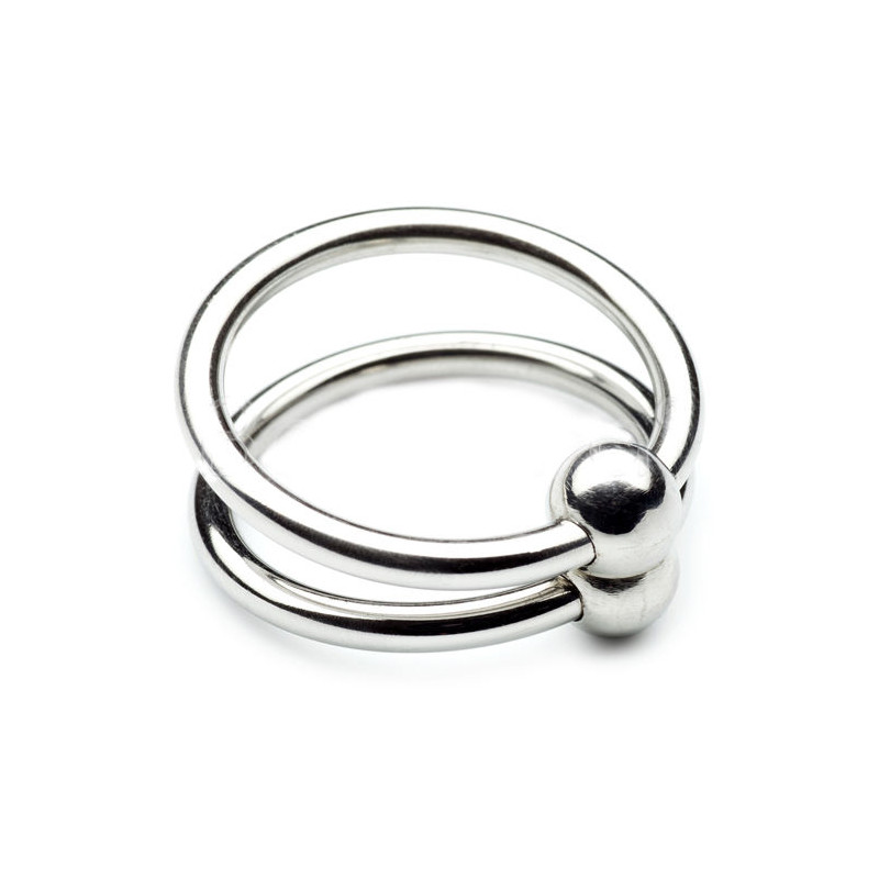 METAL HARD DOUBLE GLANS RING 28MM