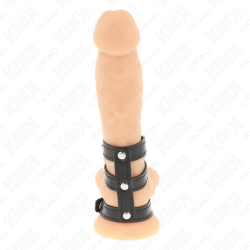 KINK ANILLO PENE POLIPIEL TRIPLE CON CIERRE A PRESION 2