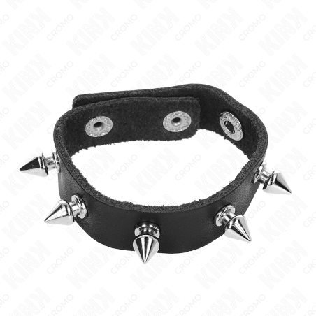 KINK ANILLO PENE CUERO CON PUAS 215 X 16 CM