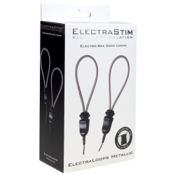 ELECTRASTIM ELECTRALOOPS E STIM ANILLOS METALICOS AJUSTABLES PARA EL PENE 2