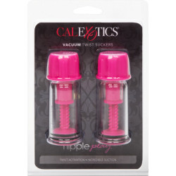 CALEXOTICS VACCUM TWIST SUCCIONADORES PEZONES ROSA 2