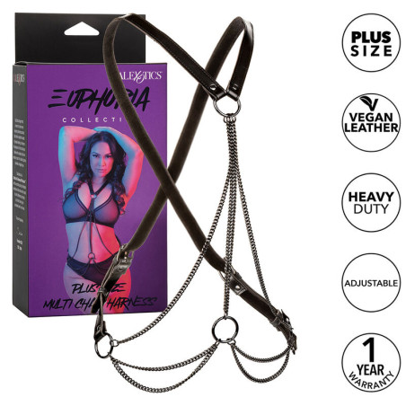 CALEXOTICS EUPHORIA ARNES DE MULTIPLES CADENAS PREMIUM TALLA PLUS
