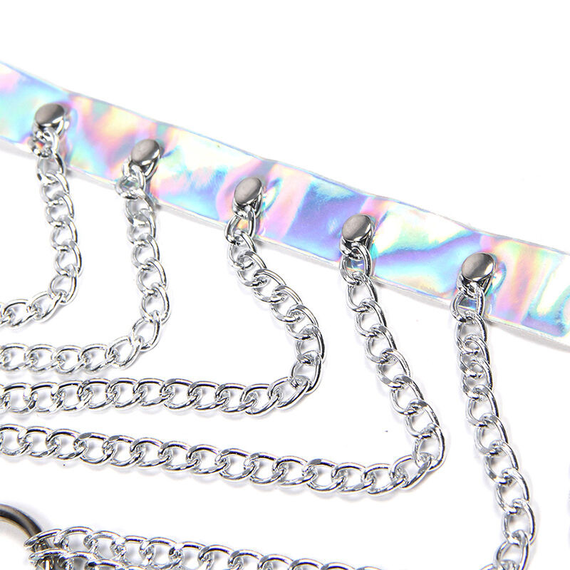 SUBBLIME 953737 ARNES DE PECHO CON ANILLOS Y CADENAS PLATA TALLA UNICA