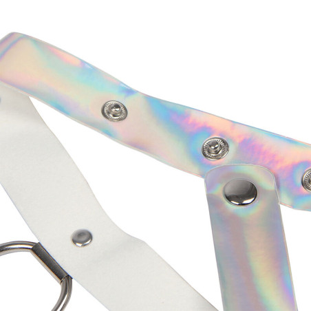 SUBBLIME 953737 ARNES DE PECHO CON ANILLOS Y CADENAS PLATA TALLA UNICA