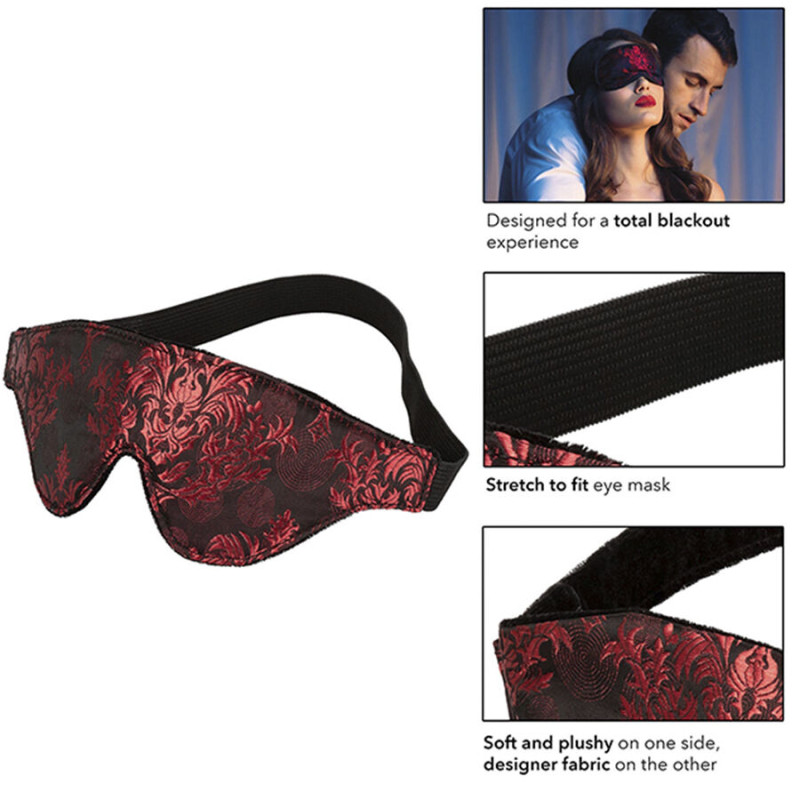 CALEXOTICS SCANDAL ANTIFAZ OPACO DETALLES ROJO