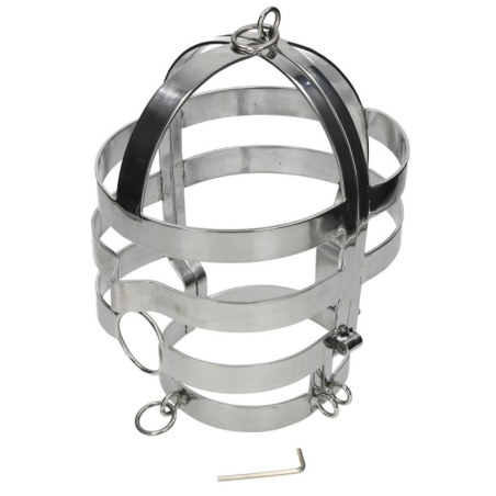 METAL HARD MASCARA CON COLLAR ACERO
