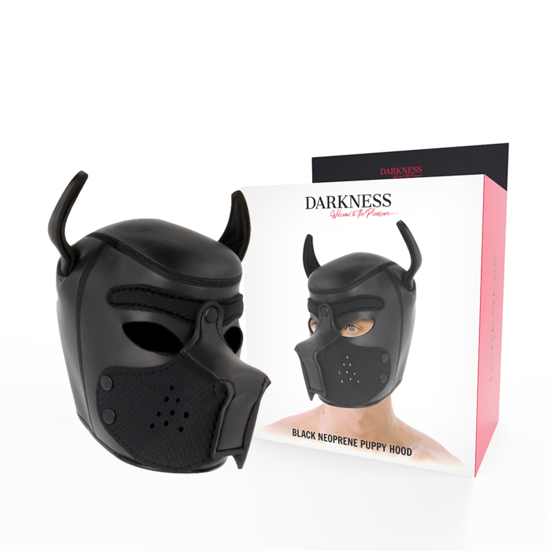 DARKNESS MASCARA PERRO DE NEOPRENO CON HOCICO EXTRAIBLE M