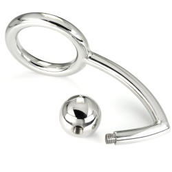 METAL HARD COCK RING ANILLO CON GANCHO INTRUDER ANAL 45MM 2