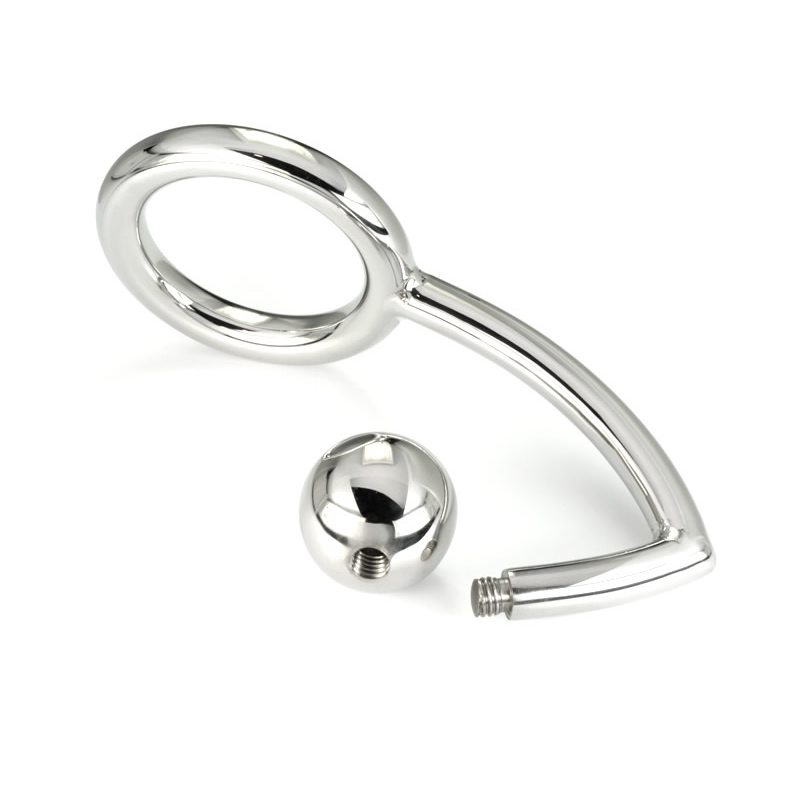 METAL HARD COCK RING ANILLO CON GANCHO INTRUDER ANAL 45MM