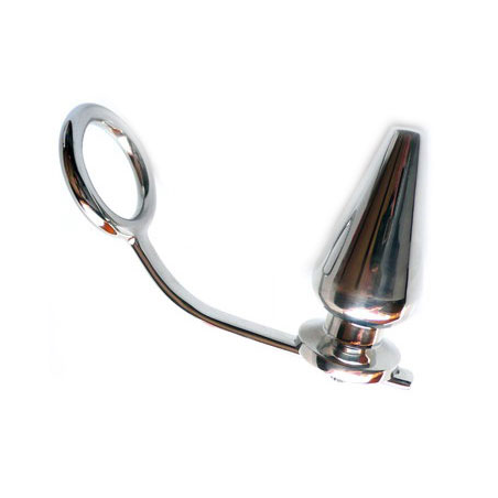 METAL HARD ANILLO ACERO CON PLUG ANAL 45 X 50MM