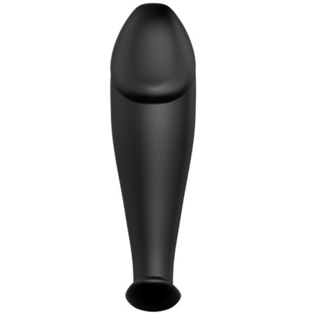 PRETTY LOVE PLUG ANAL SILICONA FORMA PENE Y 12 MODOS VIBRACION NEGRO