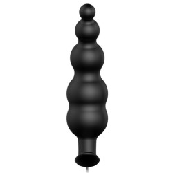PRETTY LOVE PLUG ANAL SILICONA ESTIMULACION EXTRA Y 12 MODOS VIBRACION NEGRO CONTROL REMOTO 2