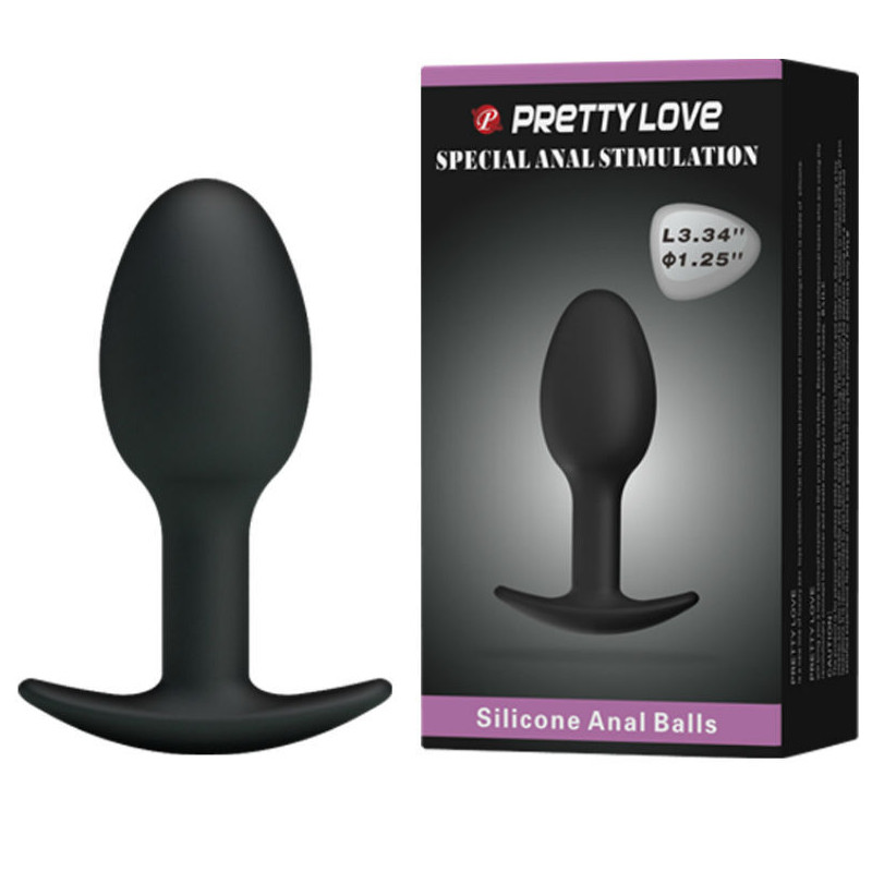 PRETTY LOVE PLUG ANAL SILICONA 65 CM NEGRO