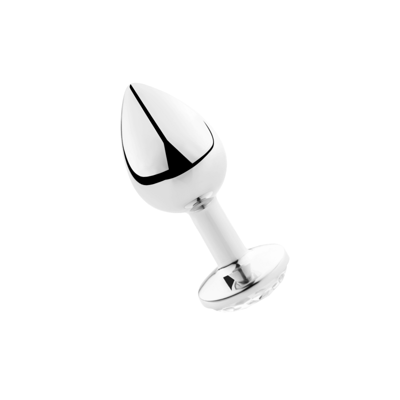 SECRETPLAY PLUG ANAL ALUMINIO TRANSPARENTE 7 CM