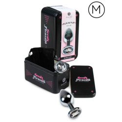 SECRETPLAY PLUG ANAL ALUMINIO TRANSPARENTE 7 CM 2