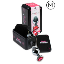 SECRETPLAY PLUG ANAL FUCSIA 8CM 2